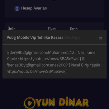 Oyun Dinar Mağdurum Yardım Edin