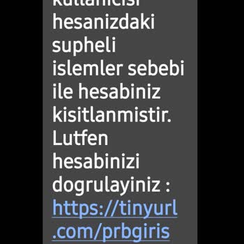 Auto King'den Gelen Rahatsız Edici SMS