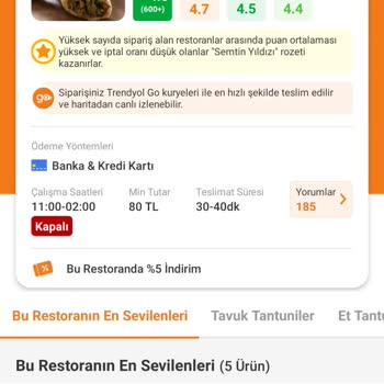 İhvan Tantuni Sancaktepe Eksik Ürünü Bilerek Gönderdi