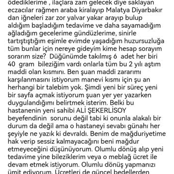 Elazığ Medikal Hospital Yüzünden Mağduruz.