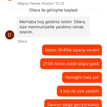 Aç Bırakan Migros Yemek.