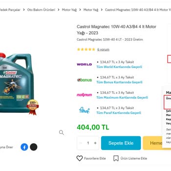 Epttavm De Sahte Castrol Yağ Satılıyor