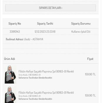 Sefamerve Para İadesi Yapılmadı