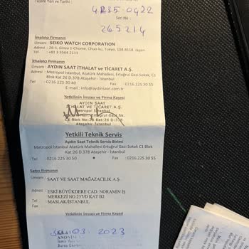 Aydın Saat Servis Sorumluluğunu Geçiştirmekte