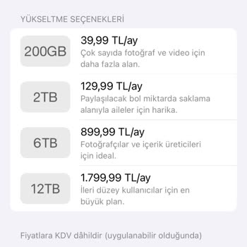 Apple İCloud Düşürme İşlemi Yapamıyorum!