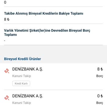 Findeks Borcum Olmadığı Halde Yasal Takipte Gözüküyorum