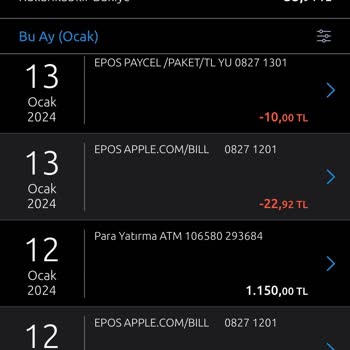Apple Para Kesme Durumu
