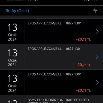Apple Para Kesme Durumu