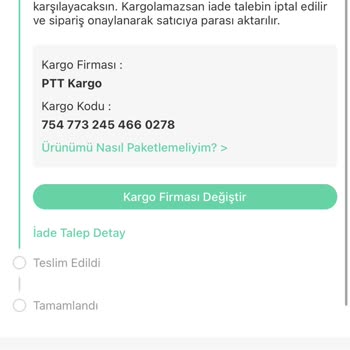 Dolap Defolu Ürün Kargo Bedelini Alıcıya Yüklüyor