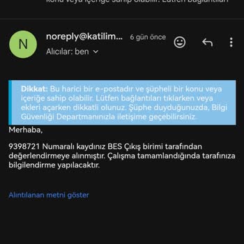 Katılım Emeklilik Bireysel Sürünme Sistemi