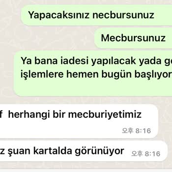 Elfida Moda İade Mecburiyetimiz Yok Denildi