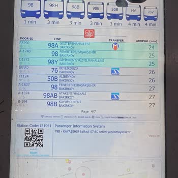 İETT - İstanbul Elektrik Tramvay Tünel 79B Seferlerinde Aksama