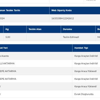 Sürat Kargo'nun Hiçbir Açıklamada Bulunmadığı Kayıp Kargo