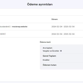 Hostinger Otomatik Ödeme İade Sorunu