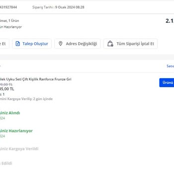 Pazarama Gönderilmeyen Kargo Şikayeti