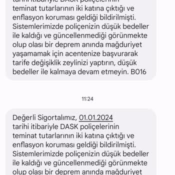 DASK'tan Yanlış Gayrimenkul SMS'leri Alıyorum