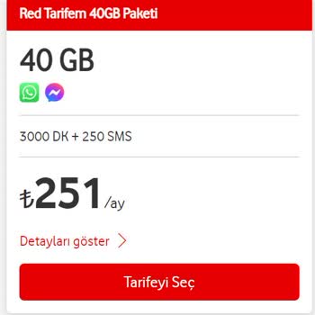 Vodafone'nun Her Yenilenen Tarifede Daha Fazla İnternet Dayatması...