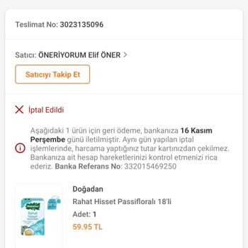 Trendyol Para İadesinin Yapılmaması