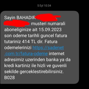 Sadenet Müşteri Hizmetleri Sıkıntılar