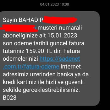 Sadenet Müşteri Hizmetleri Sıkıntılar