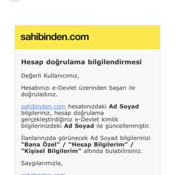 Sahibinden Farklı Kişilerin Oturum Açması
