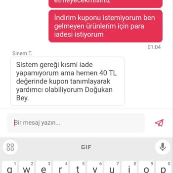 Yemeksepeti Komagene Eksik Ve Hatalı Gelen Sipariş