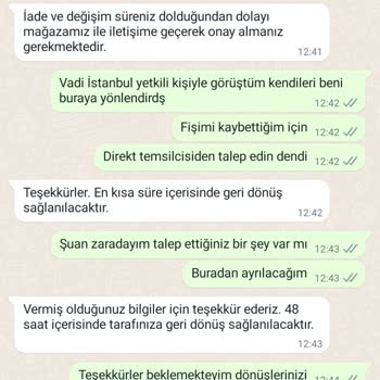 Zara Ürün Problemi Ve Müşteri Talebimin Gerçekleşmemesi