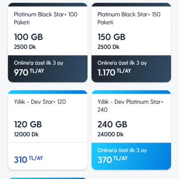 Turkcell Paket Fiyatlarındaki Farklar...