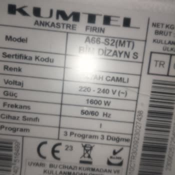 Kumtel Ankastre Set Yetkili Servis