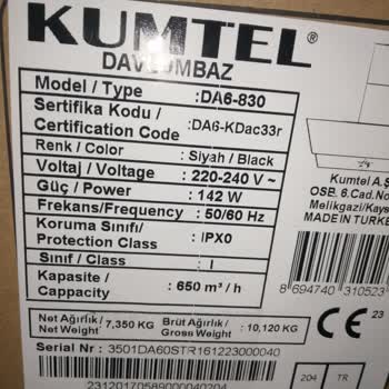 Kumtel Ankastre Set Yetkili Servis