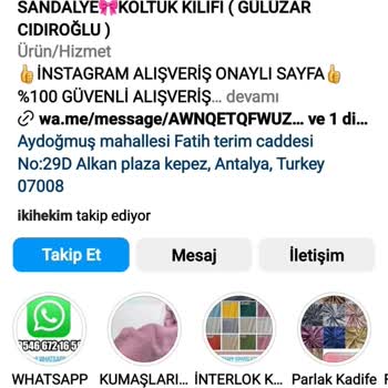 Koltuk. Sandalye. Kiliflarim (Instagram) İade Sorunu