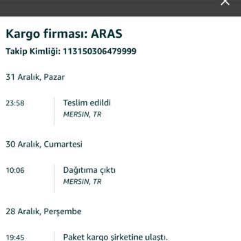 Şahmeran Şubesi Tarsus Aras Kargo Çalışanı İşini Yapmıyor