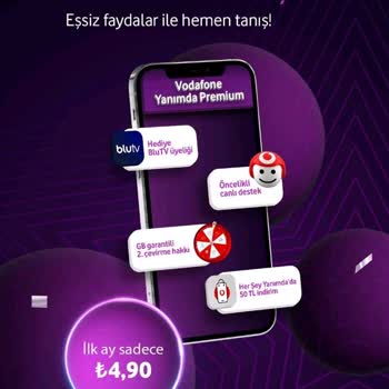 Vodafone Yanımda Premium Üyelik