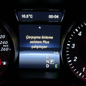Mercedes CLA200 Çarpışma Önleme Asistanı Plus Çalışmıyor.