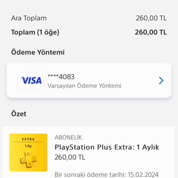 PlayStation Türkiye PlayStation Plus Üyeliği Satın Alamıyorum