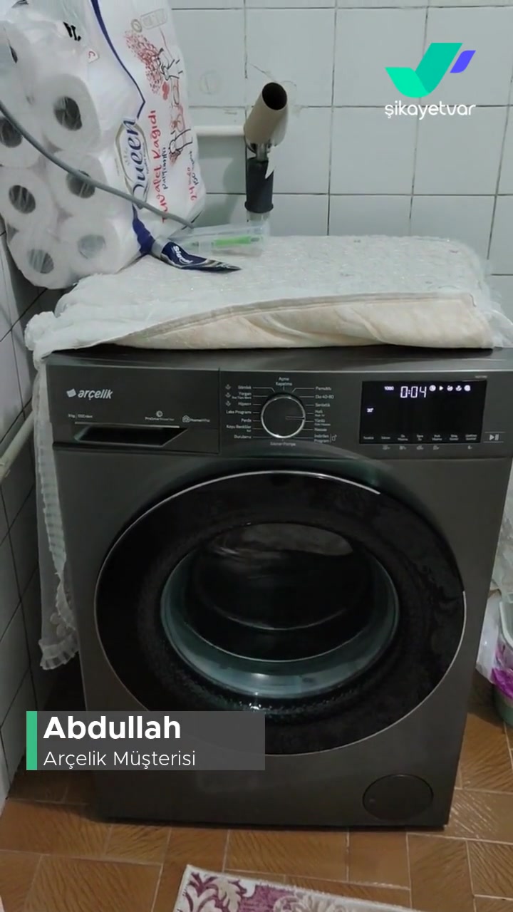 Arçelik Çamaşır Makinesi Sorunlu videonun kapak resmi