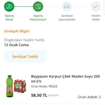 Avansas Ürün Gelmemesi Mağduriyet