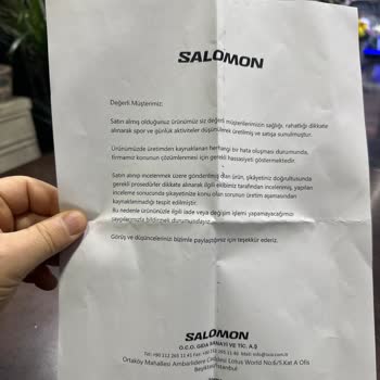 Boyner Salomon Marka Spor Ayakkabı 9 Ayda Yıprandı