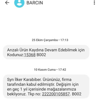 Barçın İade Sorunu, Müşteri İlgisizliği