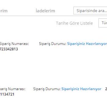 Avansas Siparişim Gelmedi. İptal Edilmiyor. Müşteri Hizmetleri Yok