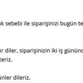 Avansas Siparişim Gelmedi. İptal Edilmiyor. Müşteri Hizmetleri Yok