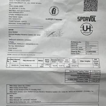 Sporvol Ürünün Arkasında Durmuyor. Yalanlarınızdan Bıktım Artık.