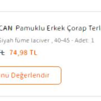 Trendyol Eksik Ürüne İstenen Kargo Parası