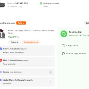 Hepsiburada Siparişim Gecikti Ve Yanlış Ürün Gönderildi
