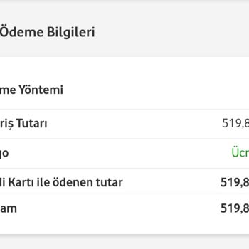 Vodafone Her Şey Yanımda Ürün Teslimatı Yapılmıyor