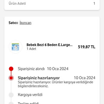 Vodafone Her Şey Yanımda Ürün Teslimatı Yapılmıyor