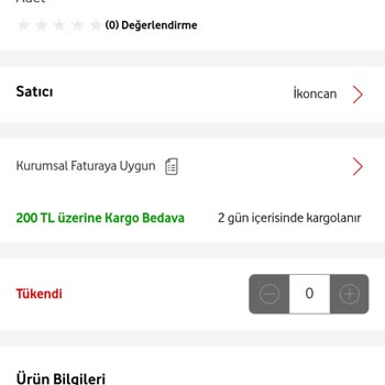 Vodafone Her Şey Yanımda Ürün Teslimatı Yapılmıyor