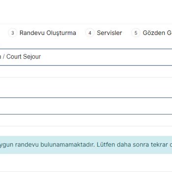 VFS Global Fransa Randevu Alamama