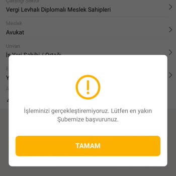 VakıfBank Gelir Ve Çalışma Bilgisi Güncelleyememe