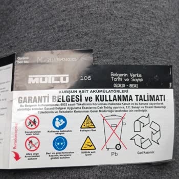 Mutlu Akü Kalitesiz Akü, İlgisiz Servis!